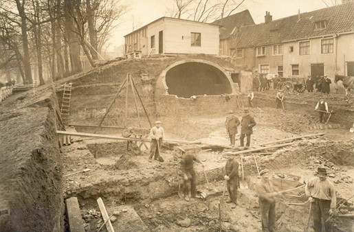 sloop stadsmuur nobeldwarsstraat 1924